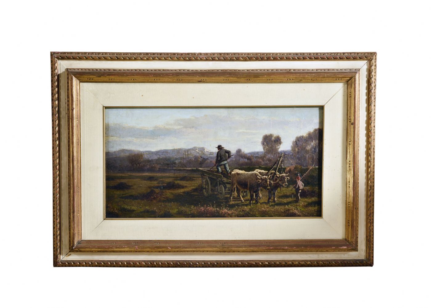 Enrico Sartori (Parma, 1831-1889) "Landscape"